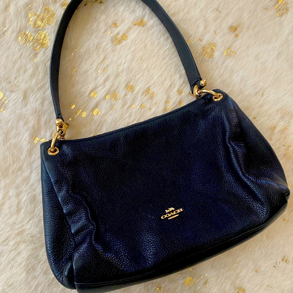 Small black Coach purse